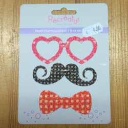 Motif thermocollant Moustache