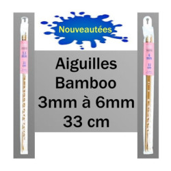 Aiguilles à tricoter bamboo