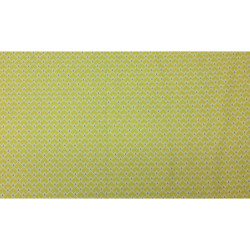 Coton Ecailles jaune par 10 cm